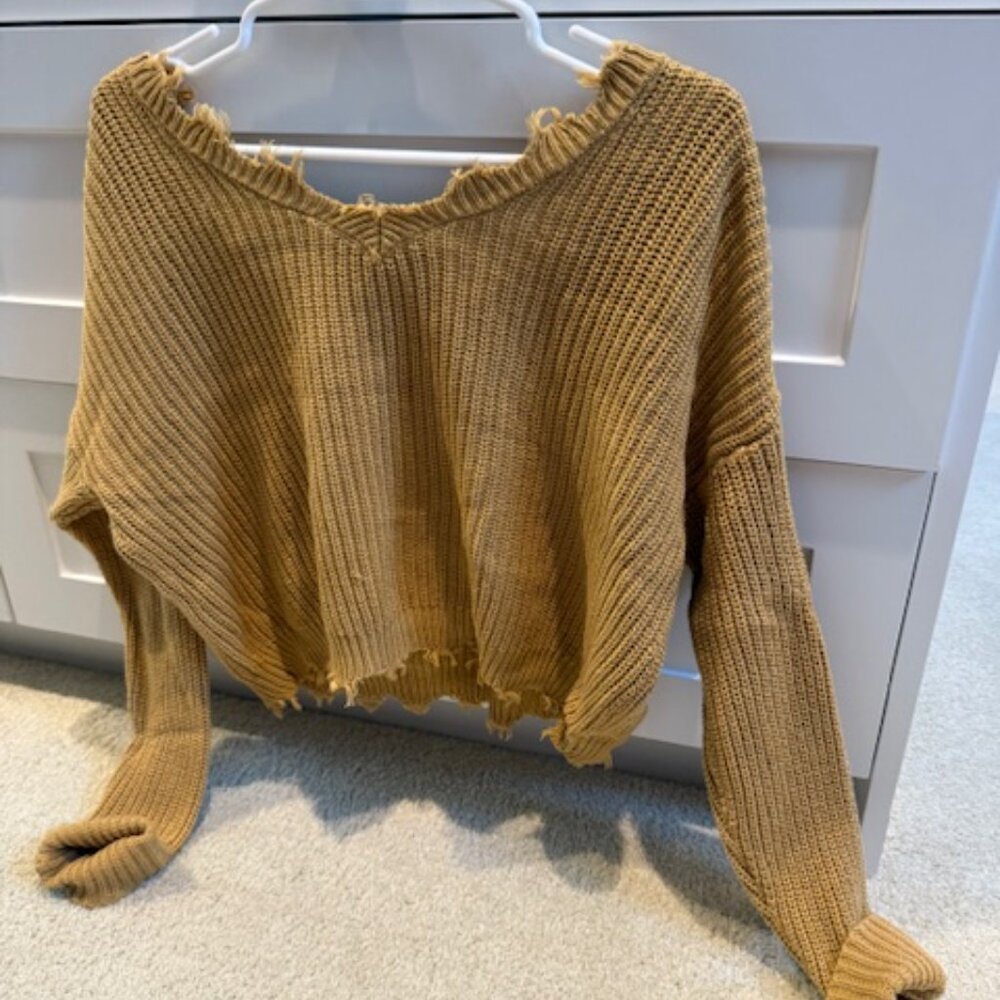 Cropped Moon & Madison Sweater